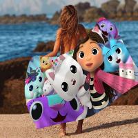 G-Gabbys D-Dollhouse Toalla de anime Toallas de baño coloridas para niña Microfibra Rápida personalizada Arena Libre Playa Yoga Spa Gimnasio Piscina - details 3