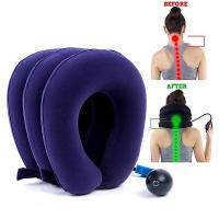 Retractor de vértebra inflable de aire de 3 capas, almohada de cuello en U, soporte para el cuello, tratamiento del Tractor, tracción del dolor de cabeza Cervical - details 4