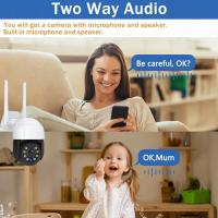 Cámara IP Tuya para Exteriores Seguridad Nocturna HD con Seguimiento Automático 5MP - details 1