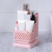 Organizador de escritorio multiusos, carrito de almacenamiento de plástico de 3 compartimentos para el hogar y la Oficina - details 4