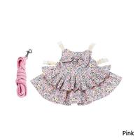Conjunto de Correa de Arneses Suave Floral para Mascotas Pequeñas Ideal para Conejos, Hamsters, Chinchillas Correa de Pecho para Viajes - details 17