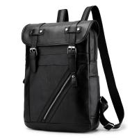 Mochila vintage de cuero impermeable para hombre, bolso de hombro para ordenador portátil de 15,6 pulgadas, para estudiantes universitarios - details 21