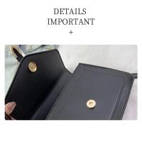 Bandolera mensajero de cuero de PU elegante, bolso bandolera de Color sólido, bolso de mano para mujer - details 8