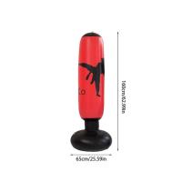 Bolsa de boxeo inflable de 160cm para adultos y niños, saco de arena para patadas, vaso de PVC, gimnasio - details 4