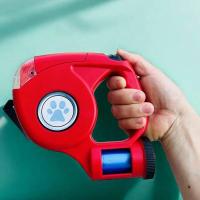 Correa multifuncional para mascotas, linterna LED extensible, retráctil, suministros para caminar al aire libre, 4,5 M - details 2