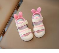 Sandalias de dibujos animados para niños y niñas, zapatos de playa suaves, informales, antideslizantes, color rosa verdoso, de 2 a 12 años - details 18