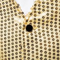 6 estilos hombres boda escenario espectáculo oro brillante lentejuelas arco chaleco azul negro plata traje chaleco Homme chalecos - details 8