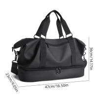 Bolsa de viaje para senderismo al aire libre, bolso para acampar con paquete de zapatos, bolsas para gimnasio, Fitness, Yoga, equipaje grande, mochila escolar, bolso de negocios, bolsa para insectos - details 0