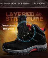 Botas de senderismo antideslizantes para hombre, zapatos de acampada al aire libre, senderismo y Trekking con cordones, zapatillas de caza y escalada, gran oferta - details 4