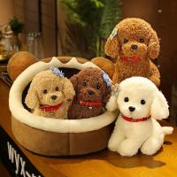 Peluche de Perro Realista de 22cm Juguete de Imitación de la Suerte Caniche Juguetes Hechos a Mano - details 10