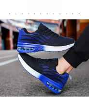 Zapatillas de moda para hombre Fly Weave Suela suave transpirable Antideslizante Zapatillas de deporte ultra ligeras Air Cushion Running Shoes - details 7