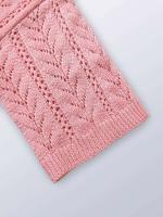 Cárdigan de punto elegante para mujer, a prueba de sol, camisetas huecas de manga corta para primavera y verano - details 1