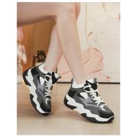 Zapatillas altas de mujer,zapatillas de fondo grueso,aumento casual,running - details 12