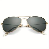 Gafas de sol clásicas Retro, Aviador con Marco de Metal y Lentes de Vidrio, para Hombres, Mujeres, Deportes al Aire Libre - details 11