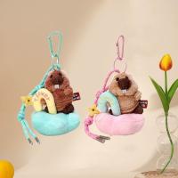 Llavero Kawaii de peluche de marmota, adornos de dibujos animados, muñecos de marmota, colgante para bolso, llavero colgante para coche, regalo para niña - details 2