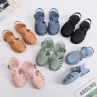 Sandalias de playa infantiles Ocean Summer Girl Gladiador sandalias infantiles suaves antideslizantes princesa Jelly shoes chico trapeador Romano - details 4