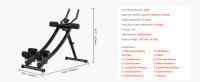SucceBuy AB Máquina de entrenamiento, núcleo ajustable y entrenador de abdominales para gimnasio en casa - details 4
