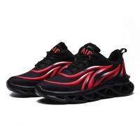 Zapatillas de correr transpirables blancas y negras para hombre, zapatos de moda, zapatillas casuales ligeras - details 11
