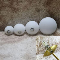 Pantalla de lámpara de vidrio blanco para bombilla G9, accesorio de apertura de ajuste esmerilado de 2cm, globo de repuesto de accesorio de cristal - details 6