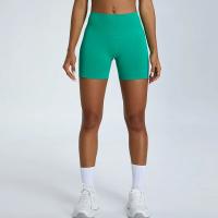 Pantalones de Yoga sin costuras para mujer, pantalones cortos deportivos para correr, transpirables, cintura alta, LICRA - details 2