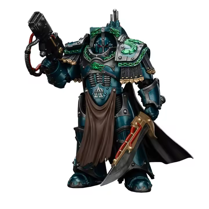 JOYTOY 1/18 Figura de acción The Horus Heresy Alpha Legion 
 Legión Pretor en Armadura Terminator Cataphractii - 1
