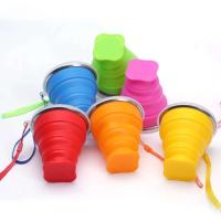 Taza de silicona para exteriores cubierta de 300 ml, suministros para acampar, taza VIE plegable portátil para senderismo y bebidas - details 6