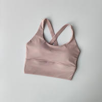 Colección de sujetadores deportivos todo en uno, pecho profesional de alta intensidad a prueba de golpes, sujetador para correr, Yoga, Fitness, tela de verano - details 7