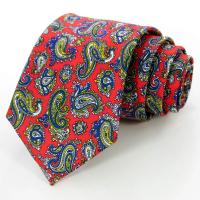 Corbata con estampado de moda para hombre, corbata de seda hecha a mano de 8cm, corbata geométrica floral de Paisley para fiesta de negocios, regalo de boda, novedad de 2021 - details 13