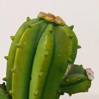 Estatua de Cactus verde creativa, figuras de Cactus en miniatura resistentes a la intemperie, adornos de Cactus hechos a mano resistentes a los rayos UV, decoración interior - details 10