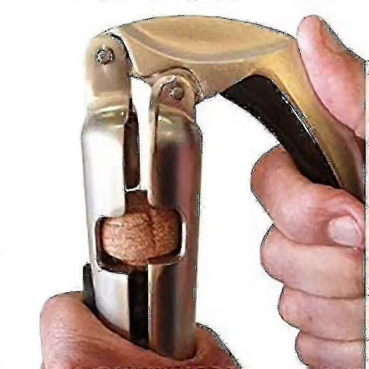 Abridor de botellas de champán, extractor de corcho para vino espumoso, sacacorchos de vino profesional de acero inoxidable S2 - 1