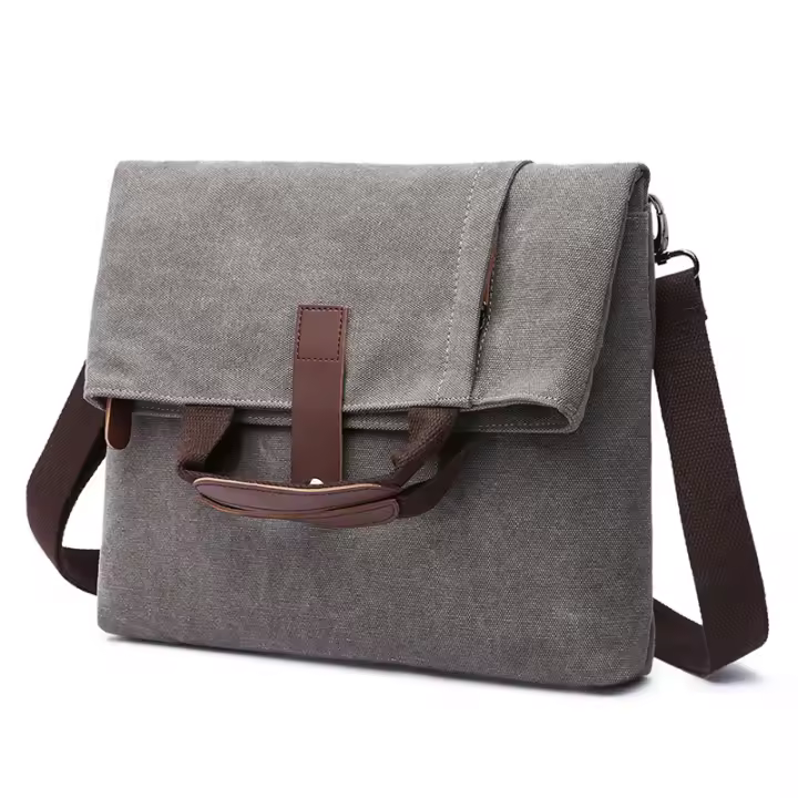 Retro Bolsos Bandoleras Lienzo Bolsa Mensajero Lona Bolsos de mano Bandoleras Bolsos hombre para Hombre Mujer Estudiante Viaje - 1