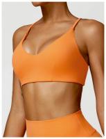 Sujetador de mujer con correa cruzada sujetador de yoga transpirable entrenamiento sexy espalda hermosa top de fitness - details 23