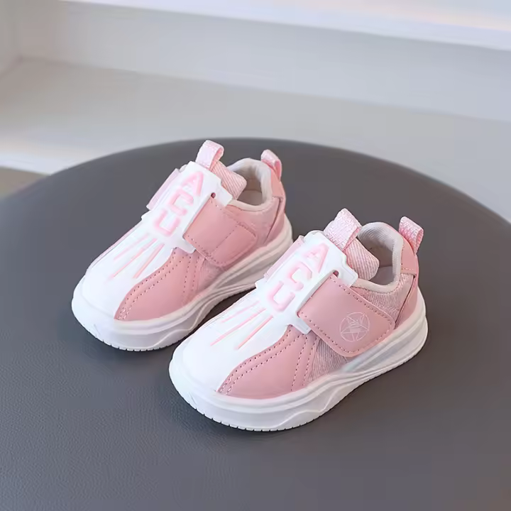 Zapatos Deportivos de Suela Suave para Niños Moda Otoñal Versátil y Comodible en Blanco - 1