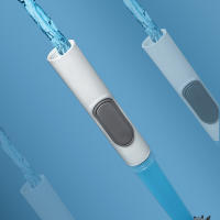Juego de cepillos de inodoro recargables para detergente, montado en la pared con soporte, cepillo de silicona TPR para herramientas de limpieza de esquinas, accesorios de baño - details 5