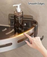 Marco de Pared de Baño de Diamante con Gancho para Toallas Pegatina Adhesiva, Cocina, Baño, Ducha, Inodoro, Cestas de Iluminación de Cosméticos - details 9