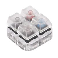 Tester Cherry Kailh Gateron Switches Sampler nical Keyboard Acrylic Base Translucent Keycaps Testing Tool - details 0