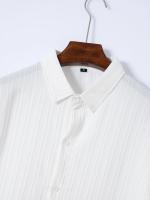 Traje informal a rayas para hombre, conjunto de dos piezas de alta calidad, talla estadounidense, Color sólido, moda de verano - details 16