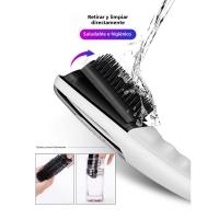 Peine De Masaje Eléctrico Portátil Masajeador De Cabeza Peine De Cabello Largo Peine De Alisado Cuidado Del Cabello - details 4