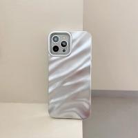 Funda de Teléfono de Cinta Ondulada a la Moda para iPhone Silicona Suave, a Prueba de Golpes, Color Caramelo Fosco - details 8
