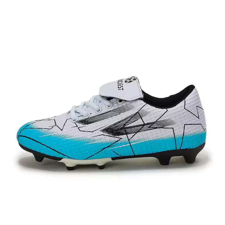 Zapatos de fútbol de caña baja para hombre y mujer, césped artificial, uñas largas, zapatos de entrenamiento con suela plana - 1