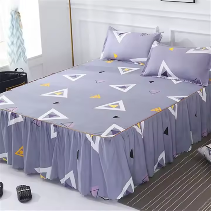 Cama completa Jaleco 3 piezas Sábana, Fundas de almohada, Funda de colchón - 1