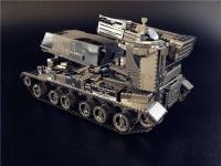MMZ modelo nanyuan kit de modelo de Metal 122mm lanzador de cohetes multibarril Voertuig DIY 3D corte láser modelo rompecabezas juguetes para adultos - details 2