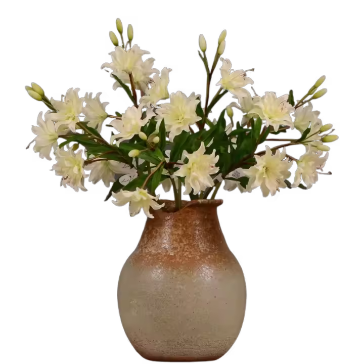 Accesorios de fotografía hermosa rama de flor Artificial elegante flor de simulación hecha a mano tacto Real flor falsa decoración de boda - 1