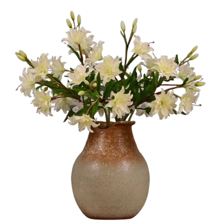 Accesorios de fotografía hermosa rama de flor Artificial elegante flor de simulación hecha a mano tacto Real flor falsa decoración de boda - 1