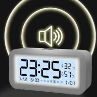 Despertador Digital LED con retroiluminación, despertador electrónico multifunción de escritorio, calendario de tiempo de datos, reloj de mesa - details 2