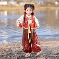 Ropa Han para niños China-Chic Girls' Spring Nezha cos traje chino para niños - details 11