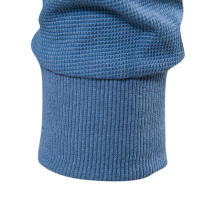 Camiseta de manga larga con cuello Henry para hombre, camisa de manga larga con diseño de gofres, color sólido, para otoño e invierno, talla europea - details 14