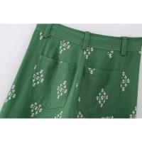 Pantalones de Lino Boho Vintage para Mujer Moda de Verano 2023 Pantalones Suaves con Bordado para Chicas - details 22