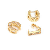 Conector de Estrella Redondo de Brasso y Zirconio de 18K Oro Accesorios de Joyería DIY para Collares y Pulseras Hecho en China - details 21