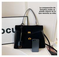 Bolso de hombro de gamuza. Nuevo bolso de mano de gran capacidad para viajeros. Bolso de moda para llevar debajo del brazo. - details 11